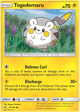 Togedemaru #53 — Sun & Moon