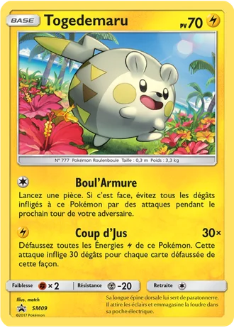 Togedemaru SM09 — Soleil & Lune Promos