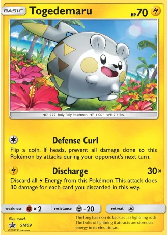 Togedemaru SM09 — Sun & Moon Promos