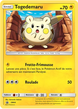 Togedemaru SM44 — Soleil & Lune Promos