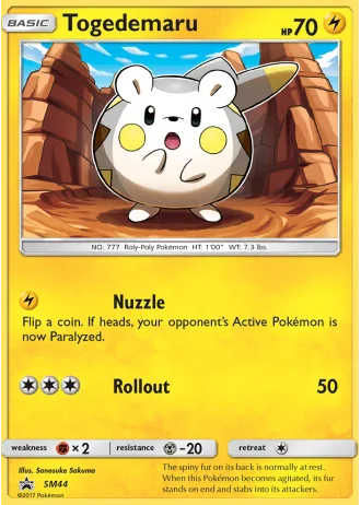 Togedemaru SM44 — Sun & Moon Promos