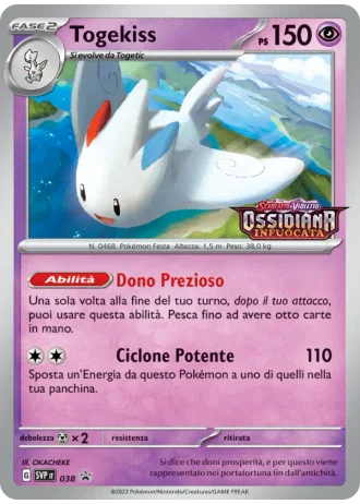 Togekiss #038 — Scarlatto e Violetto Promos