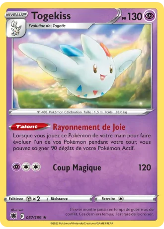Togekiss #057/189 — Astres Radieux