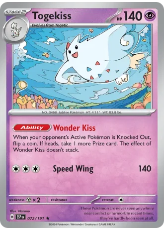 Togekiss #072/191 — Surging Sparks