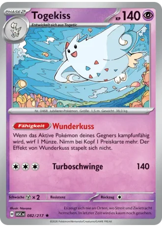 Togekiss #082/217 — Erhabene Helden