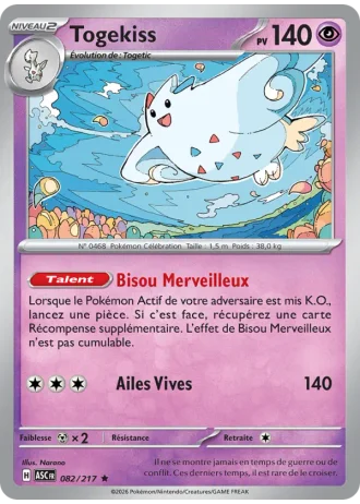 Togekiss #082/217 — Héros Transcendants