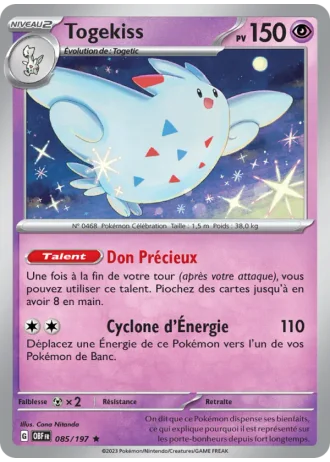 Togekiss #085/197 — Flammes Obsidiennes