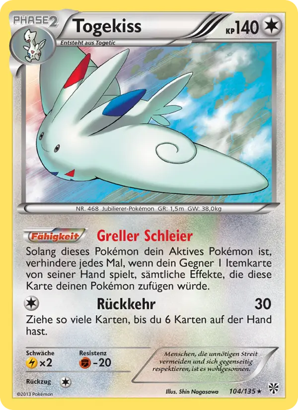 Togekiss #104 — Plasma-Sturm