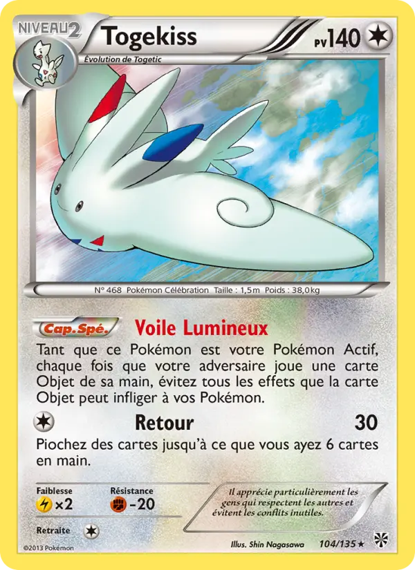 Togekiss #104 — Tempête Plasma