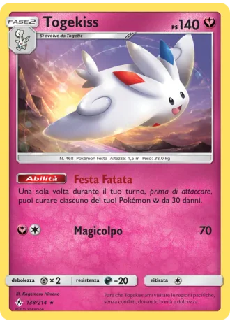 Togekiss #138/214 — Legami Inossidabili