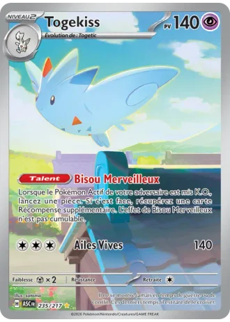Togekiss #235/217 — Héros Transcendants