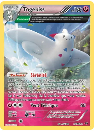 Togekiss #46/108 — Ciel Rugissant