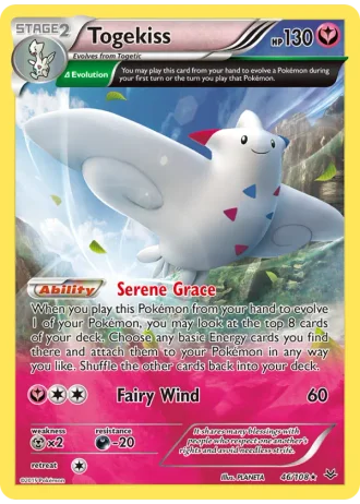 Togekiss #46/108 — Roaring Skies