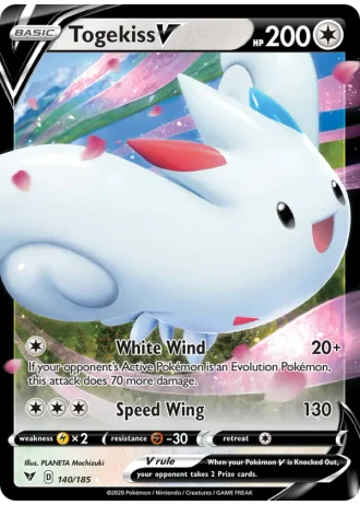 Togekiss V #140/185 — Vivid Voltage