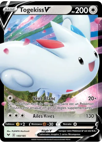 Togekiss V #140/185 — Voltage Éclatant