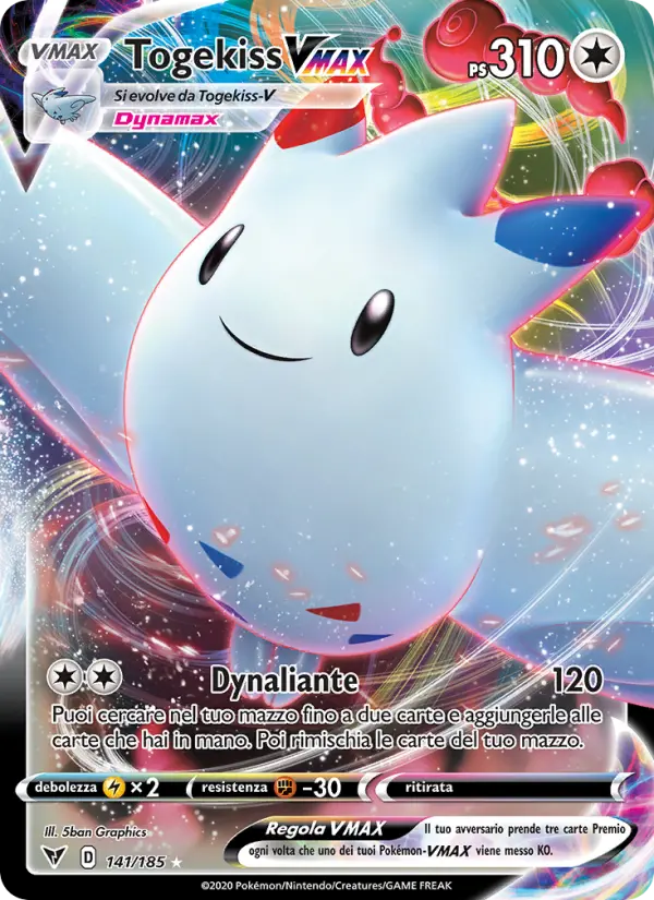 Togekiss VMAX #141 — Voltaggio Sfolgorante