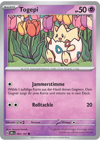 Togepi #083/197 — Obsidianflammen