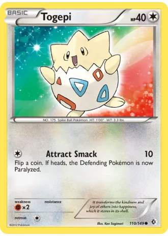 Togepi #110/149 — Boundaries Crossed