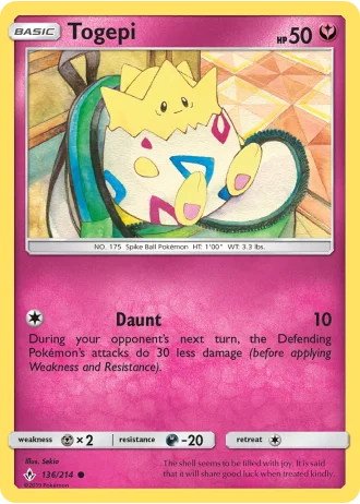 Togepi #136/214 — Unbroken Bonds