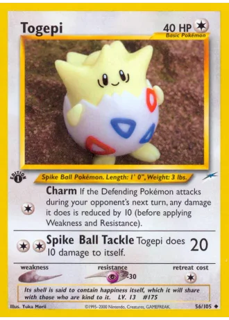 Togepi (1st Edition) #56 — Neo Destiny (1st Edition)