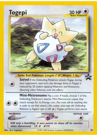 Togepi #30 — Wizards Promos