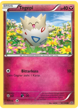 Togepi #43/108 — Drachenleuchten