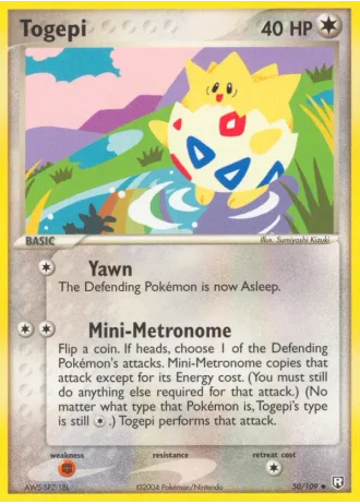 Togepi #50/109 — Team Rocket Returns