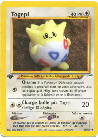 Togepi #56/105 — Neo Destiny