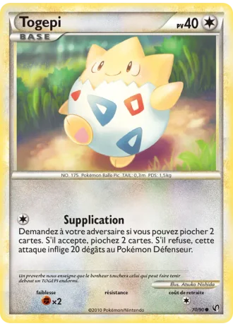 Togepi #70/90 — Indomptable
