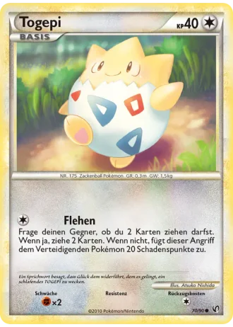 Togepi #70/90 — Unerschrocken