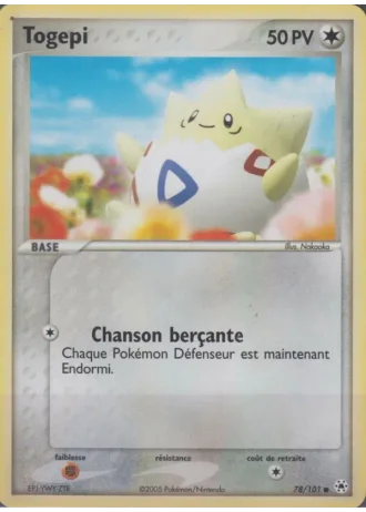 Togepi #78/101 — EX Légendes Oubliées