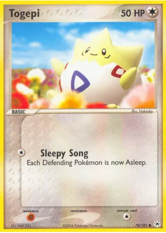 Togepi #78/101 — EX Leggende Nascoste