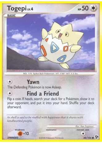 Togepi #88/106 — Incontri Leggendari