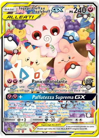 Togepi, Cleffa e Igglybuff GX #143 — Eclissi Cosmica