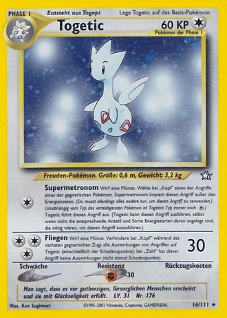 Togetic (1. Edition) #16/111 — Neo Genesis (1. Edition)