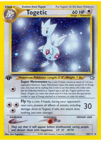 Togetic (1st Edition) #16/111 — Neo Genesis (1st Edition)