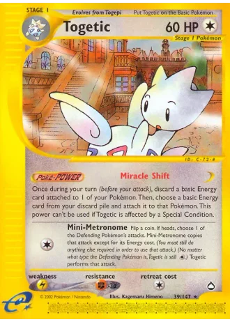 Togetic #39/147 — Aquapolis