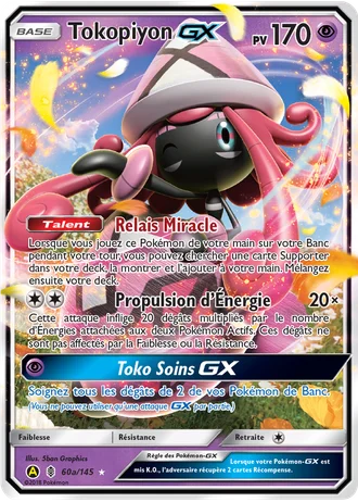Tokopiyon GX #60a/145 — Cartes alternatives A jaune