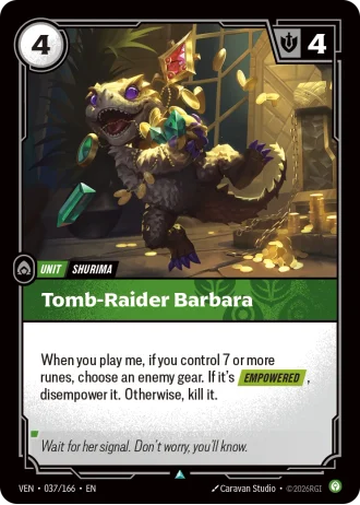 Tomb-Raider Barbara #037/166 — Vendetta