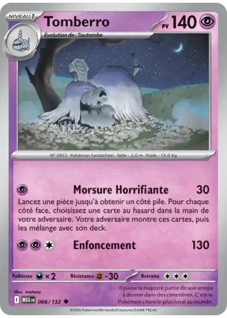 Tomberro #066/132 — Méga-Évolution
