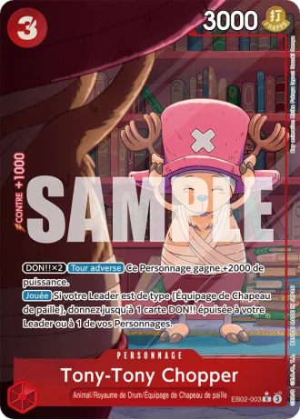 Tony-Tony Chopper (EB02-003) (Alternative Art) — Anime 25th Collection (EB02)