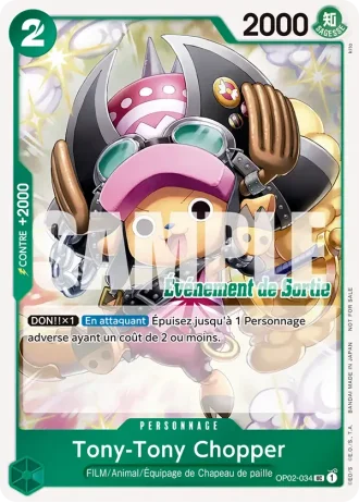 Tony-Tony Chopper (OP02-034) (Alternative Art) — PROMO
