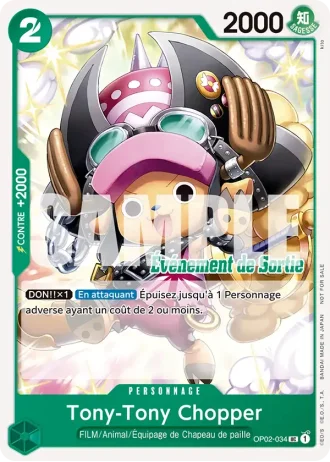 Tony-Tony Chopper (OP02-034) (Alternative Art) — PROMO