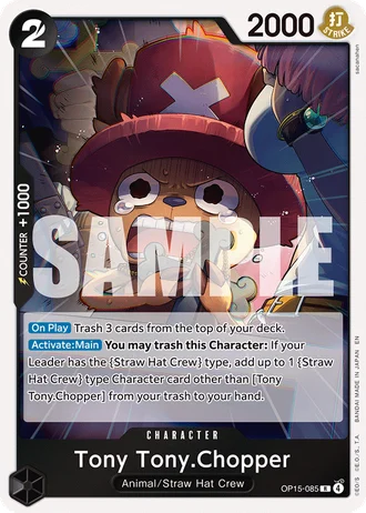 Tony Tony.Chopper (OP15-085) — Adventure on Kami's Island (OP15-EB04)