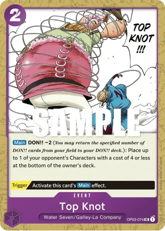 Top Knot (OP03-074) — Pillars of Strength (OP03)