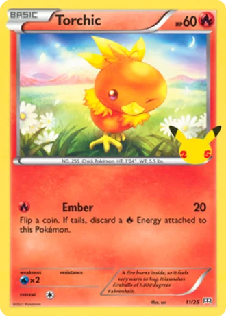Torchic #11 — McDonald's Collection 2021