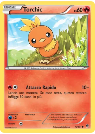 Torchic #12/111 — Colpi Furiosi