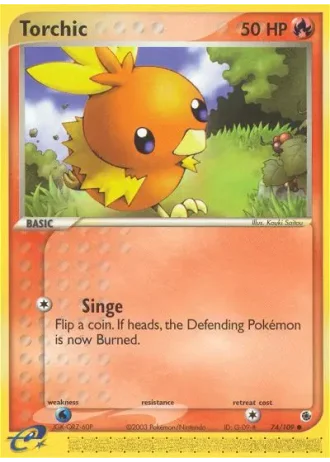 Torchic #74-ex1/70 — World Championships 2004