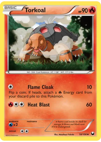 Torkoal #18/108 — Dark Explorers