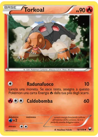 Torkoal #18/108 — Esploratori delle Tenebre